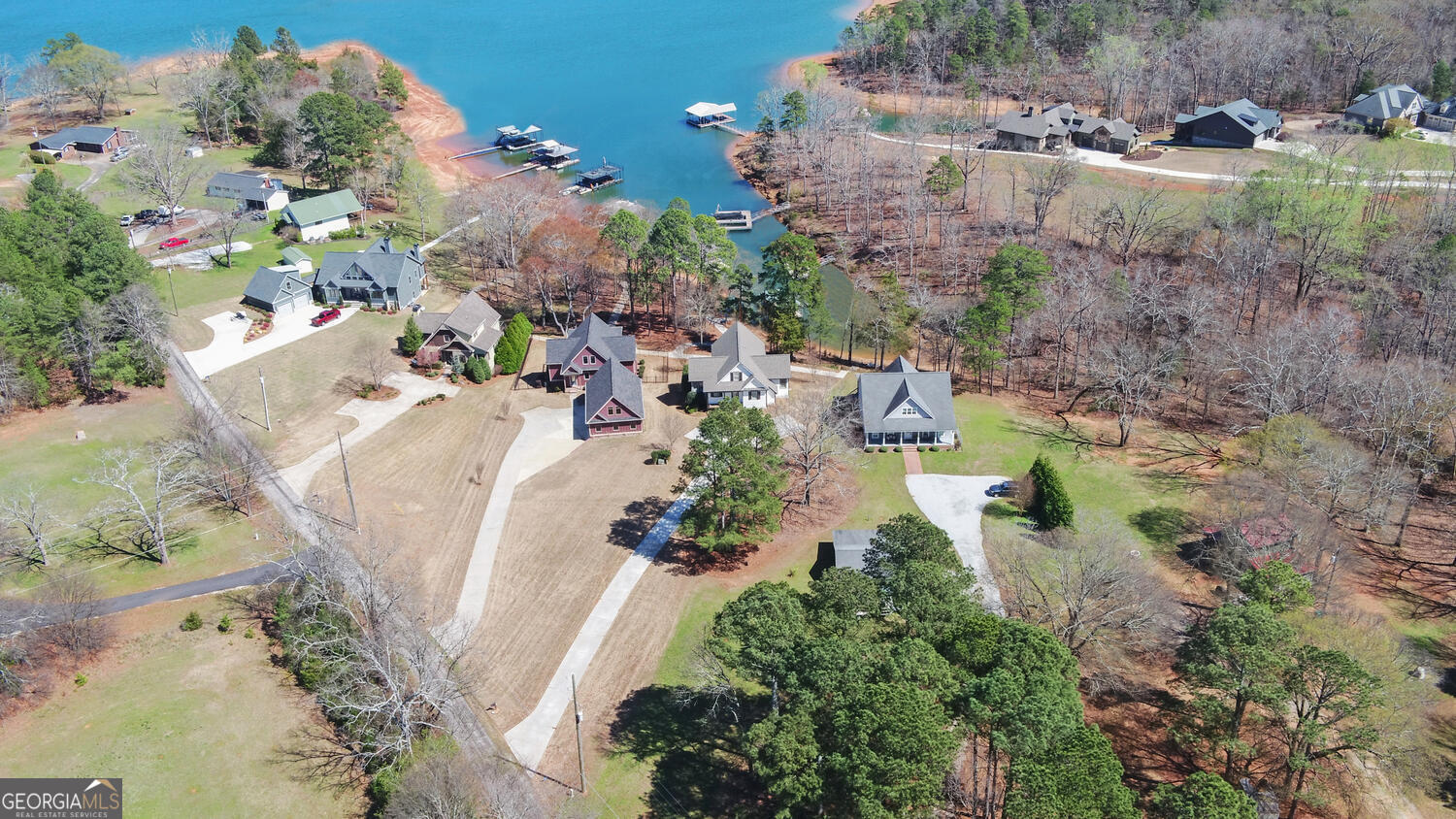 60 Browns Lane Hartwell, GA 30643 - Photo 77 of 89 a view of a yard with a fountain