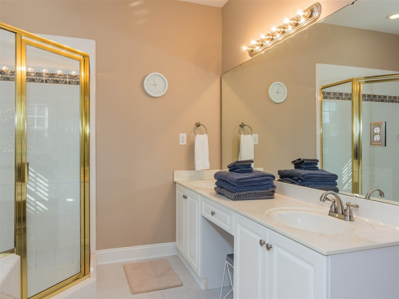 1503 Patterson Grove Road Apex, NC 27502 - Photo 12 of 25 Enjoy a soak in the whirlpool tub. A dual vanity is also a nice feature. Master Bath/Spa