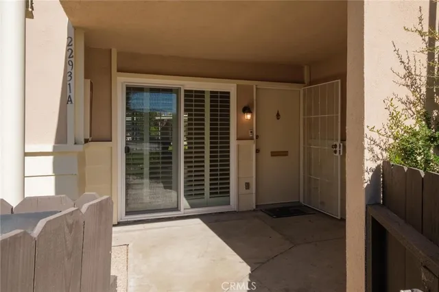 a view of front door space