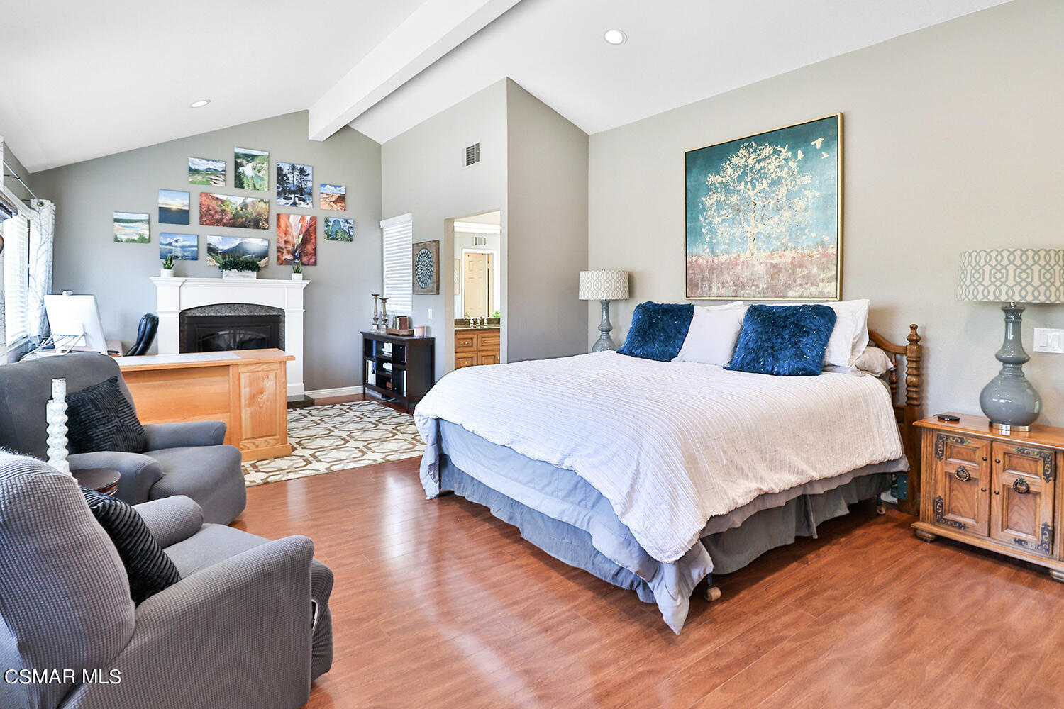 3053 Bianca Circle Simi Valley, CA 93063 - Photo 36 of 73 a bedroom with a bed a couch and a window