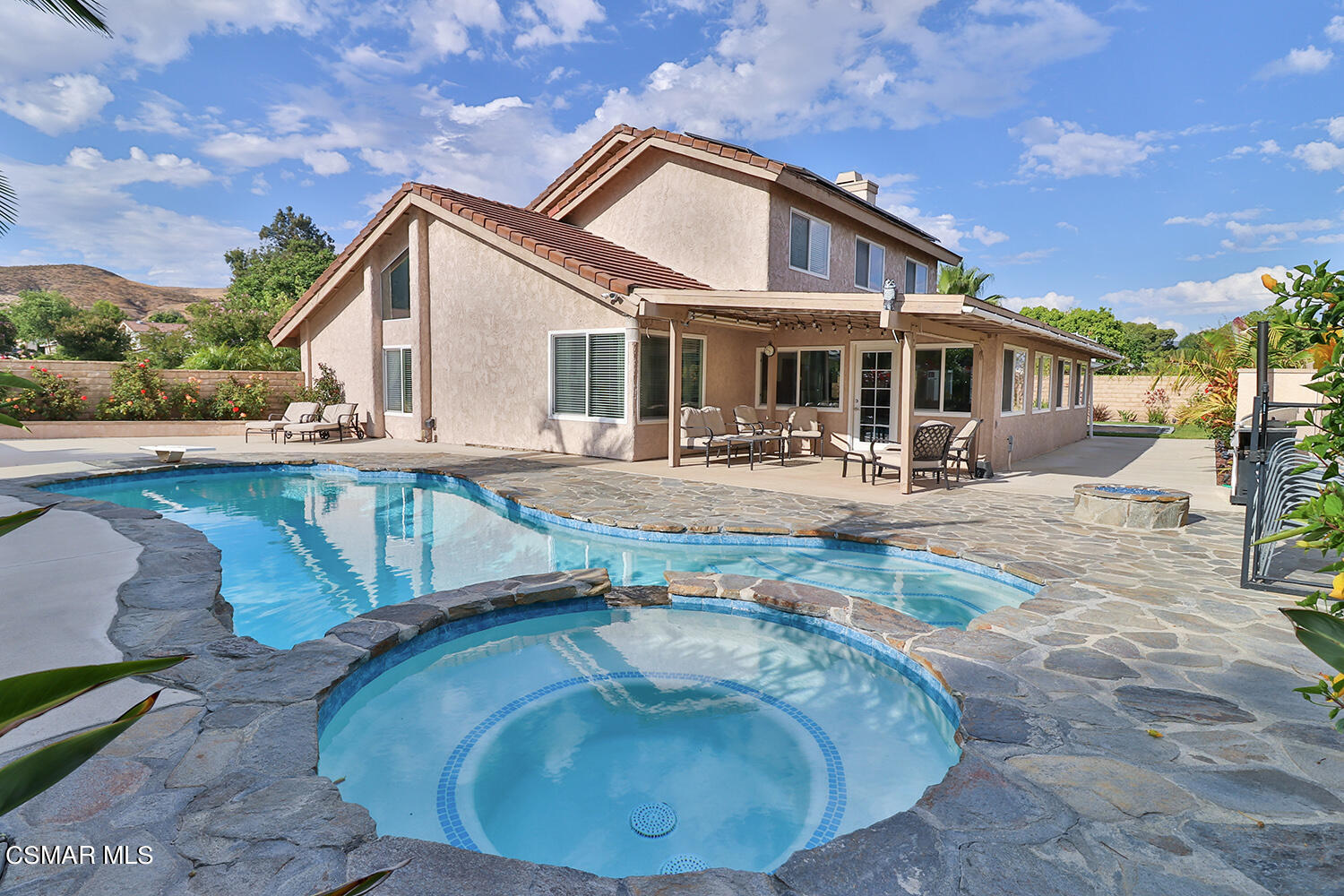 3053 Bianca Circle Simi Valley, CA 93063 - Photo 62 of 73 a view of a house with pool and trees