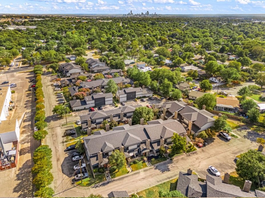 1748 Ohlen Road, Unit 42 Austin, TX 78757 - Photo 5 of 17 an aerial view of residential houses with outdoor space