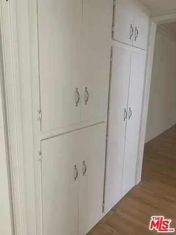 a close view of closet