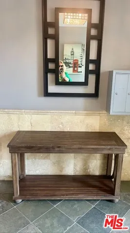 a view of painting on the wall