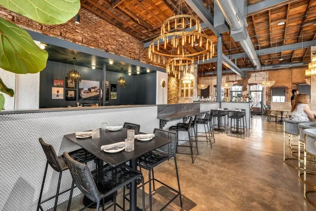 a view of path along with retail shop and buildings