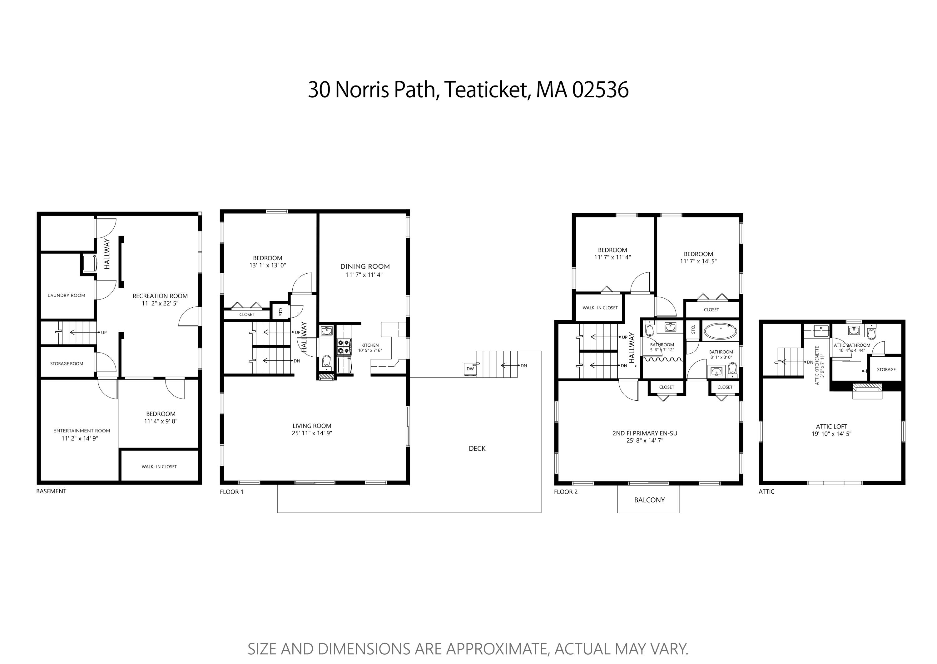 30 Norris Path Teaticket, MA 02536 - Photo 39 of 39 Floor plan