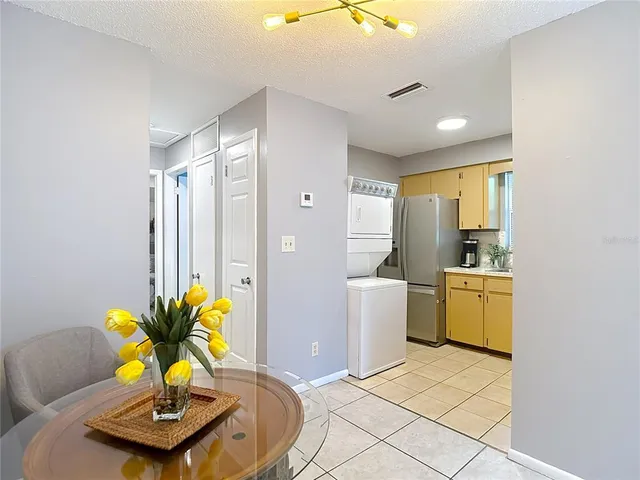 a view of a livingroom and dining room