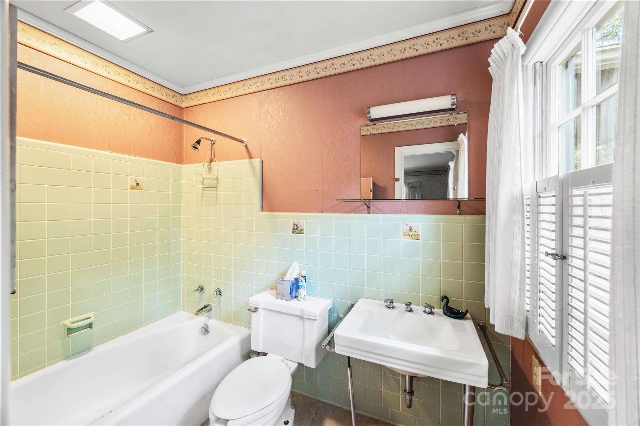 603 Green Hills Road Mill Spring, NC 28756 - Photo 16 of 47 a bathroom with a sink toilet and shower