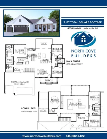$838,500 | 3388 Penn Station Drive, Byron Center, MI 49315