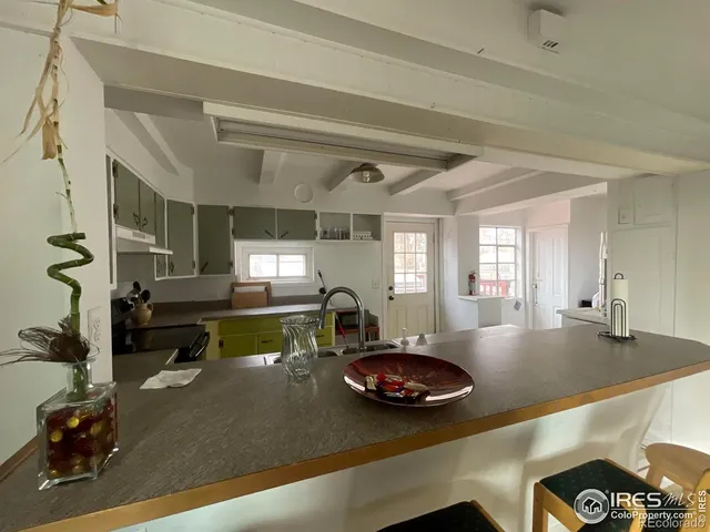 a room with furniture