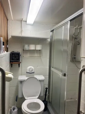 a view of water heater room