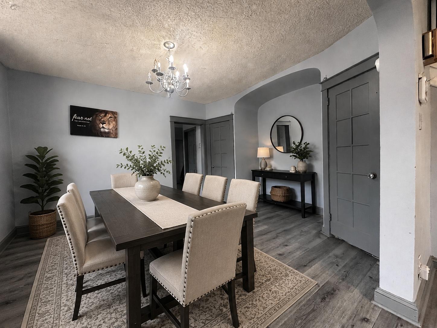 1154 Brill Street Philadelphia, PA 19124 - Photo 16 of 47 VIRTUALLY STAGED dining room using AI.