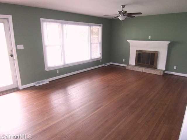 784 Motor Road Winston-Salem, NC 27105 - Photo 3 of 16 Exterior Front. Triple window in living room brings in lots of natural lighting.