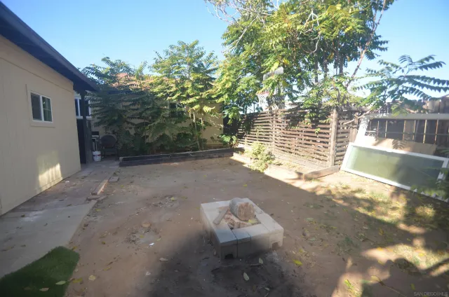 a view of an empty room