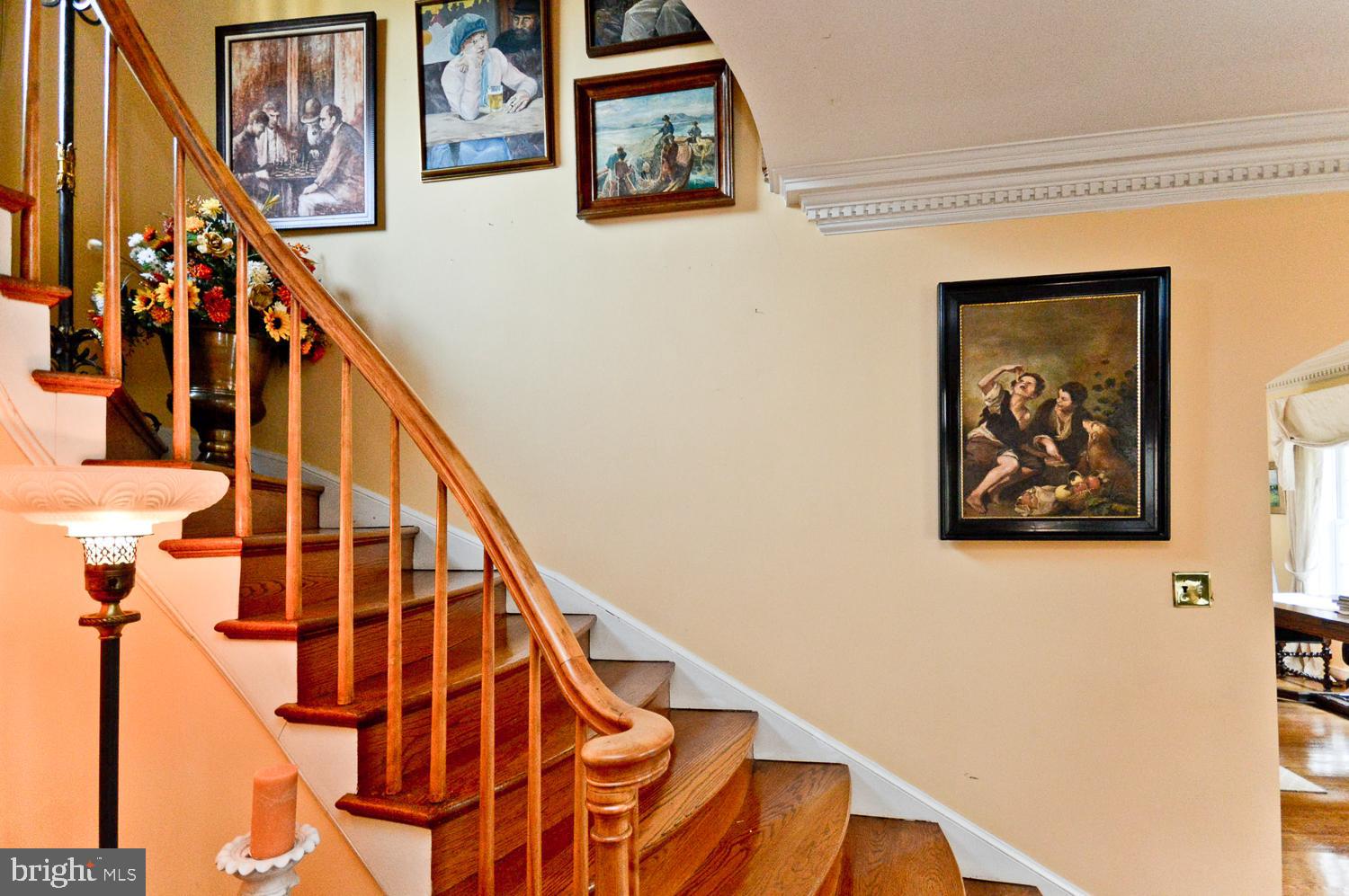 1847 Middlebridge Drive Silver Spring, MD 20906 - Photo 27 of 64 Spiral Staircase leads upstairs