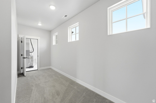496 North Farmhouse Way, Unit 11 Midway, UT 84049 - Photo 42 of 50 Room featuring gray carpeting, white baseboards, and light gray wall paint