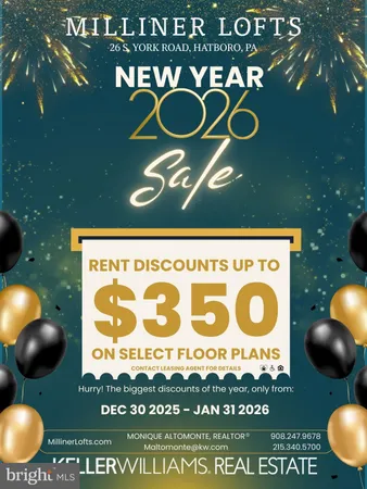 $2,672 | 26 South York Road, Unit 208, Hatboro, PA 19040