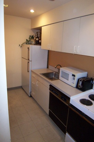 40 East 9th Street, Unit 312 Chicago, IL 60605 - Photo 3 of 8 a kitchen with a refrigerator and a stove top oven