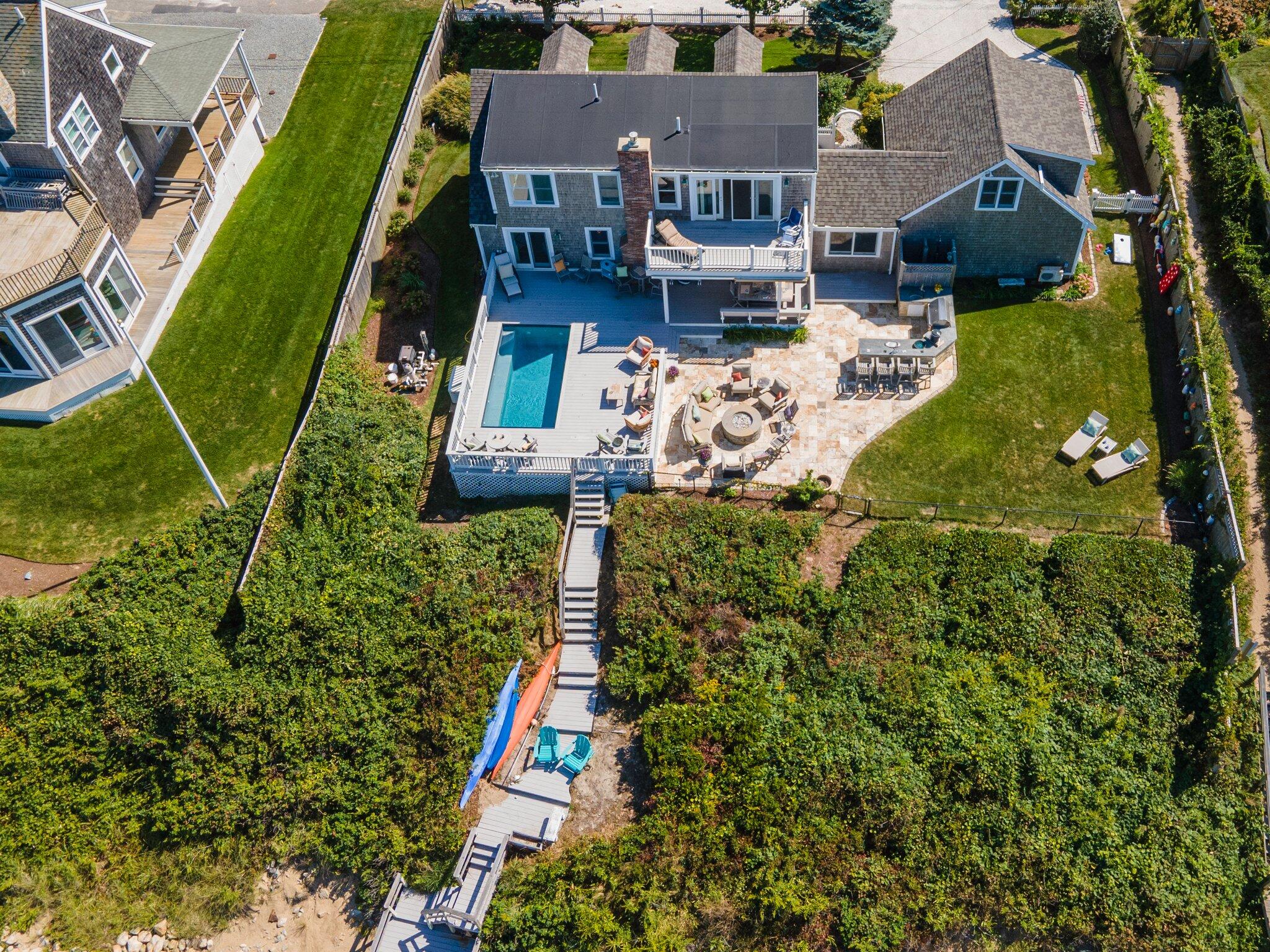 80 Hiram Pond Road Dennis, MA 02638 - Photo 61 of 82 an aerial view of houses with yard