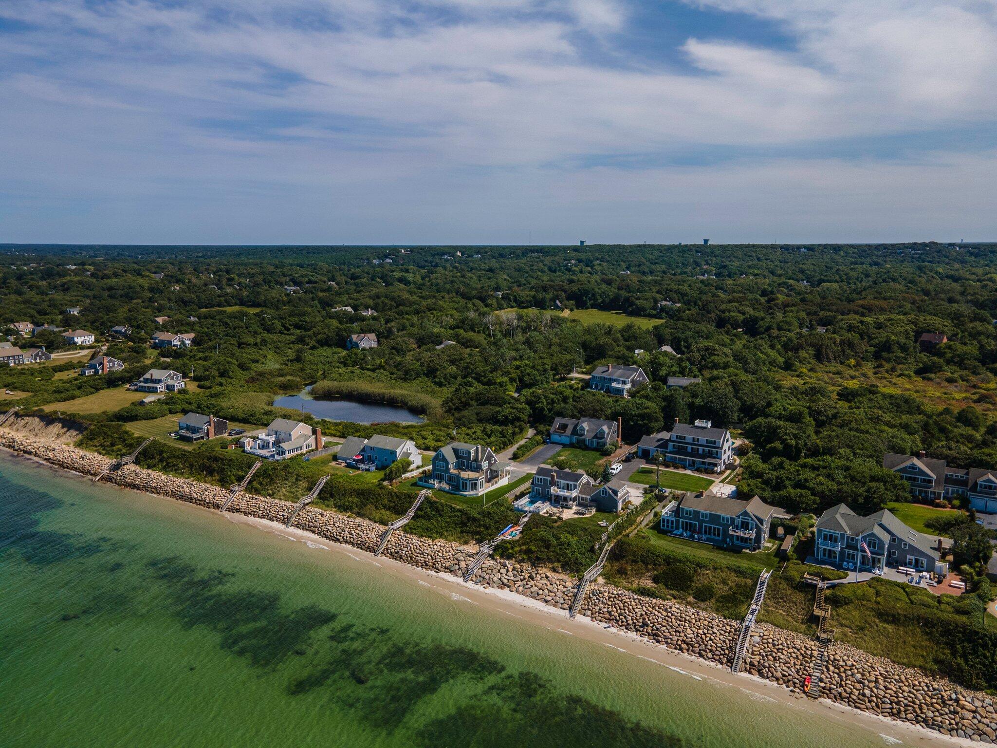 80 Hiram Pond Road Dennis, MA 02638 - Photo 68 of 82 an aerial view of residential houses and outdoor space