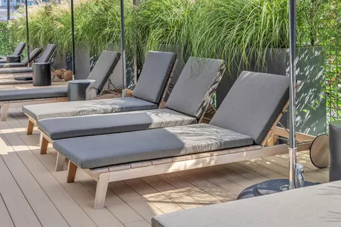 an aerial view of a city with lots of residential buildings