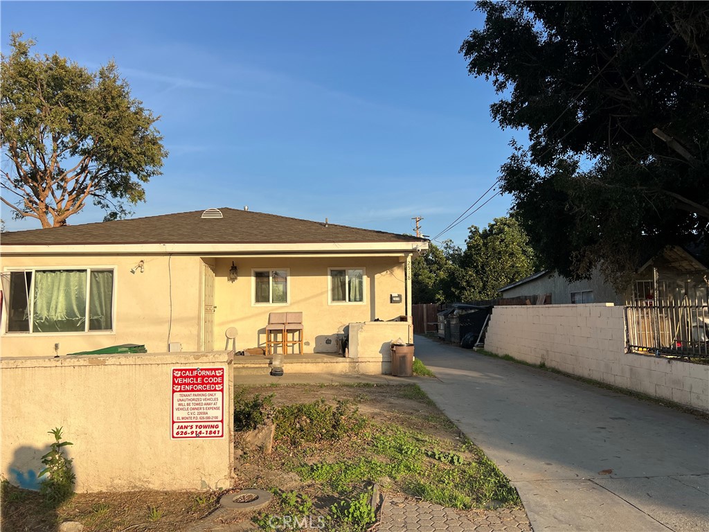 2518 Sastre Avenue El Monte, CA 91733 - Photo 1 of 5 a view of a house with a backyard and a patio
