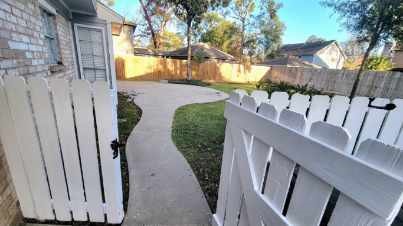 3607 Alderwood Drive Spring, TX 77388 - Photo 6 of 33 ADORABLE BACK YARD ENTRANCE