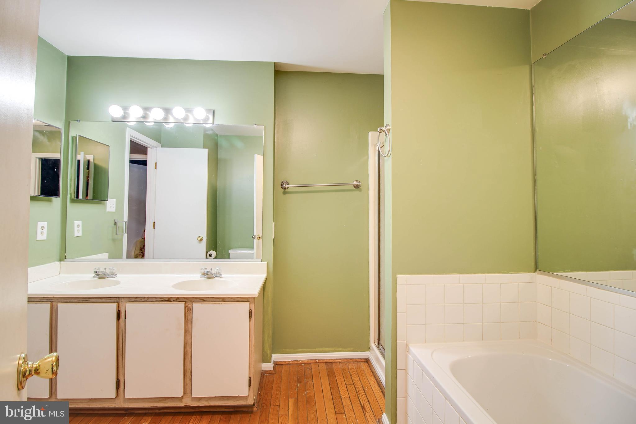 1408 Olmstead Street Curtis Bay, MD 21226 - Photo 17 of 40 a bathroom with a bathtub a sink and a mirror