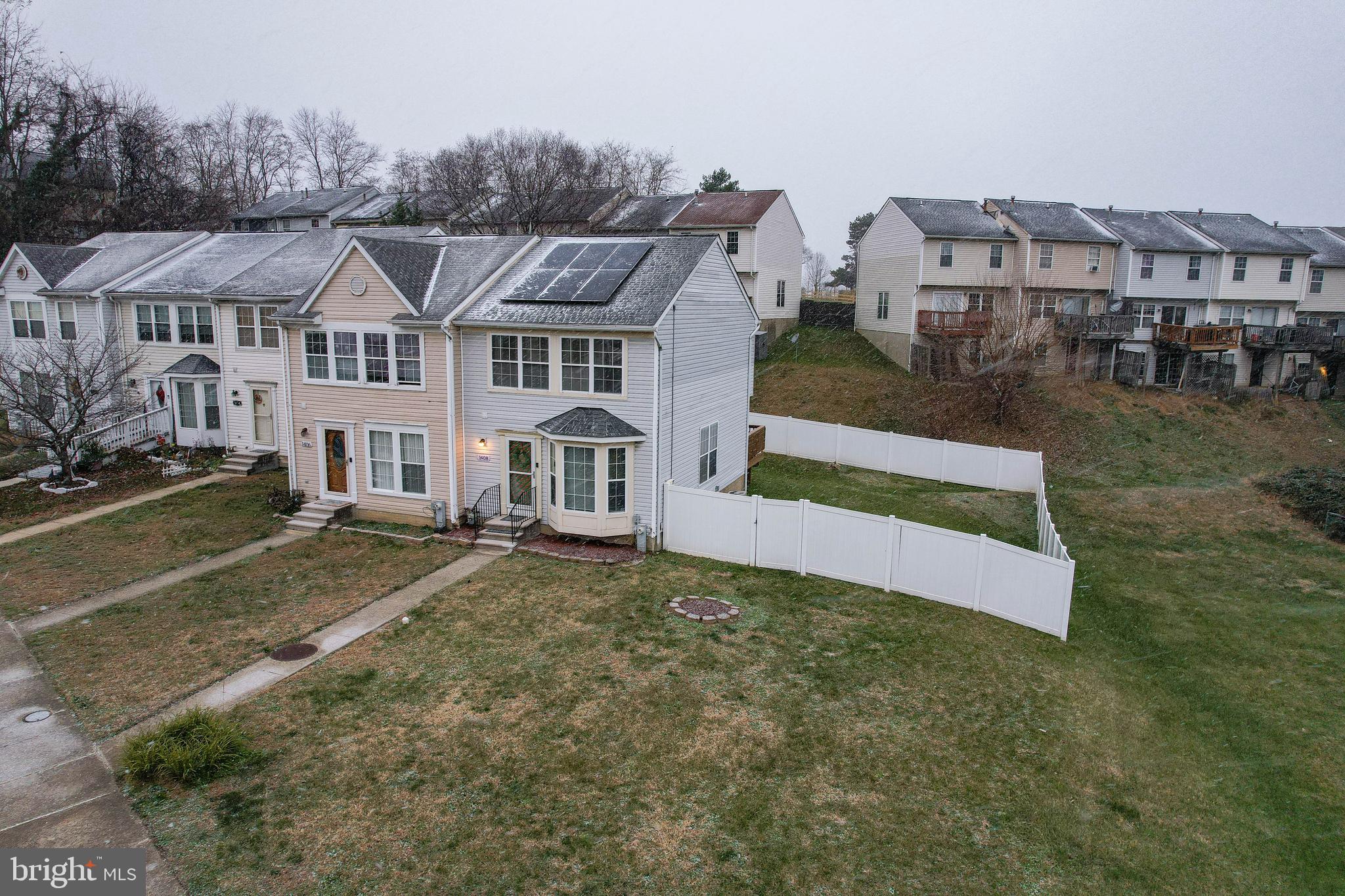 1408 Olmstead Street Curtis Bay, MD 21226 - Photo 33 of 40 an aerial view of residential houses with yard and mountain view in front of house