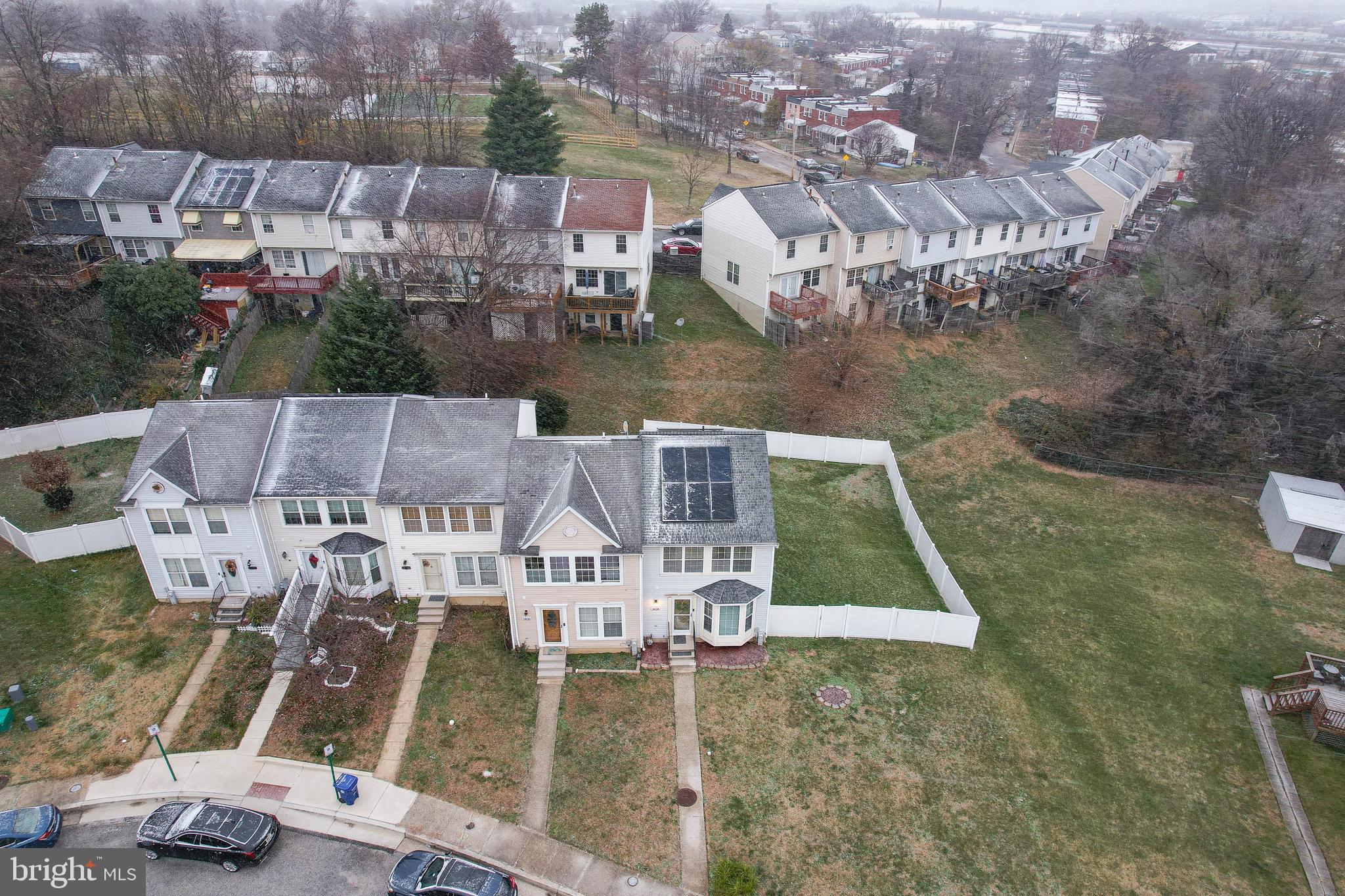 1408 Olmstead Street Curtis Bay, MD 21226 - Photo 36 of 40 an aerial view of a house with a swimming pool