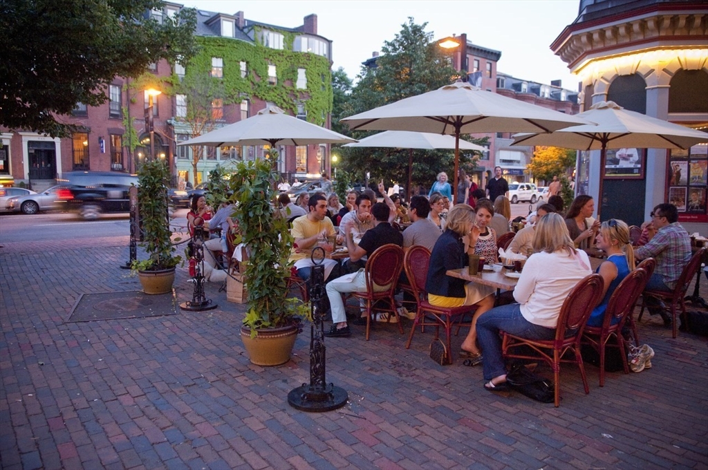 20 Hanson Street, Unit 4 Boston, MA 02118 - Photo 13 of 13 a group of people sitting outside of a restaurant