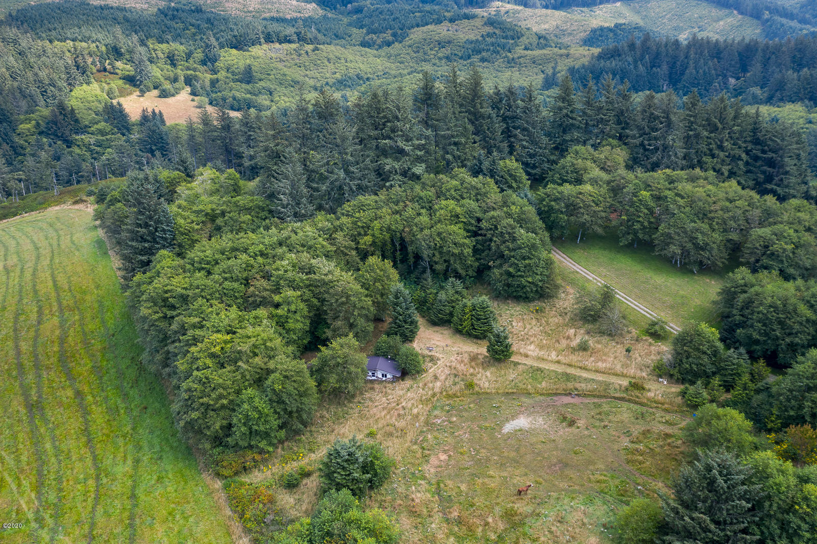 501 Rowan Road Neskowin, OR 97149 - Photo 13 of 21 Aerial to Cottage