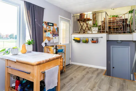 a room with storage and utility