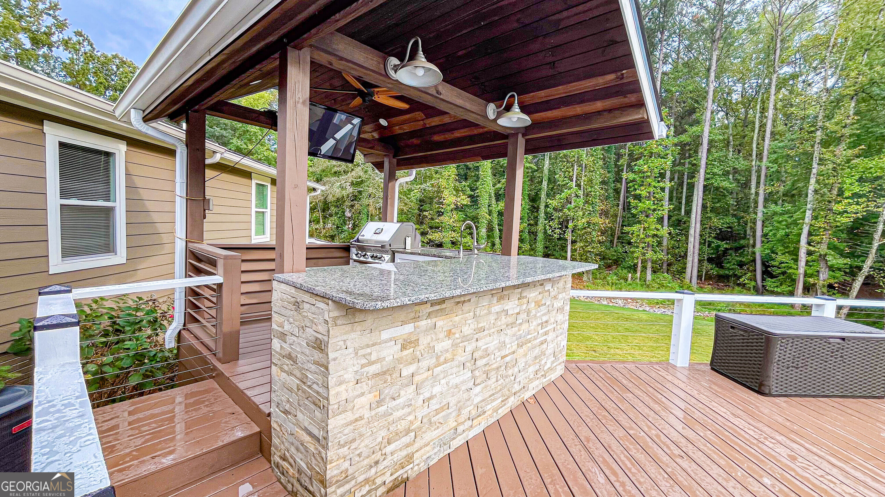 1025 Dailey Mill Road McDonough, GA 30253 - Photo 30 of 58 a view of backyard with swimming pool and outdoor seating