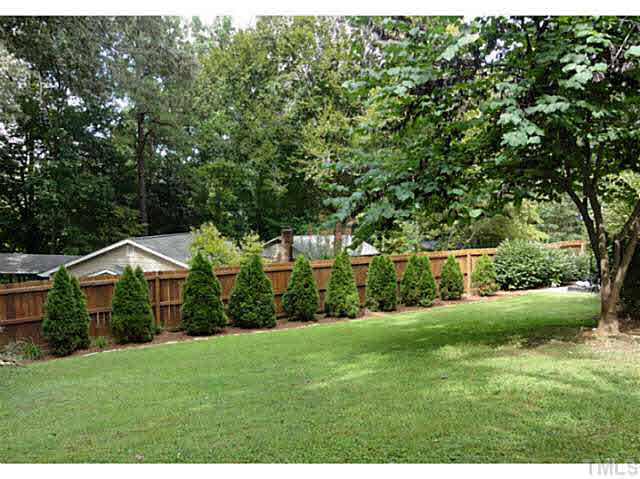 1008 Northclift Drive Raleigh, NC 27609 - Photo 20 of 21 a view of a house with a yard
