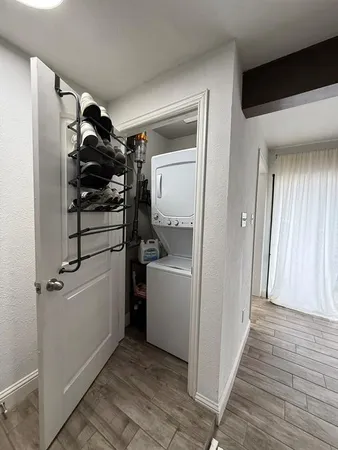a room with storage and utility