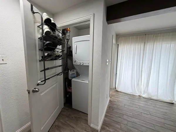 a view of walk in closet
