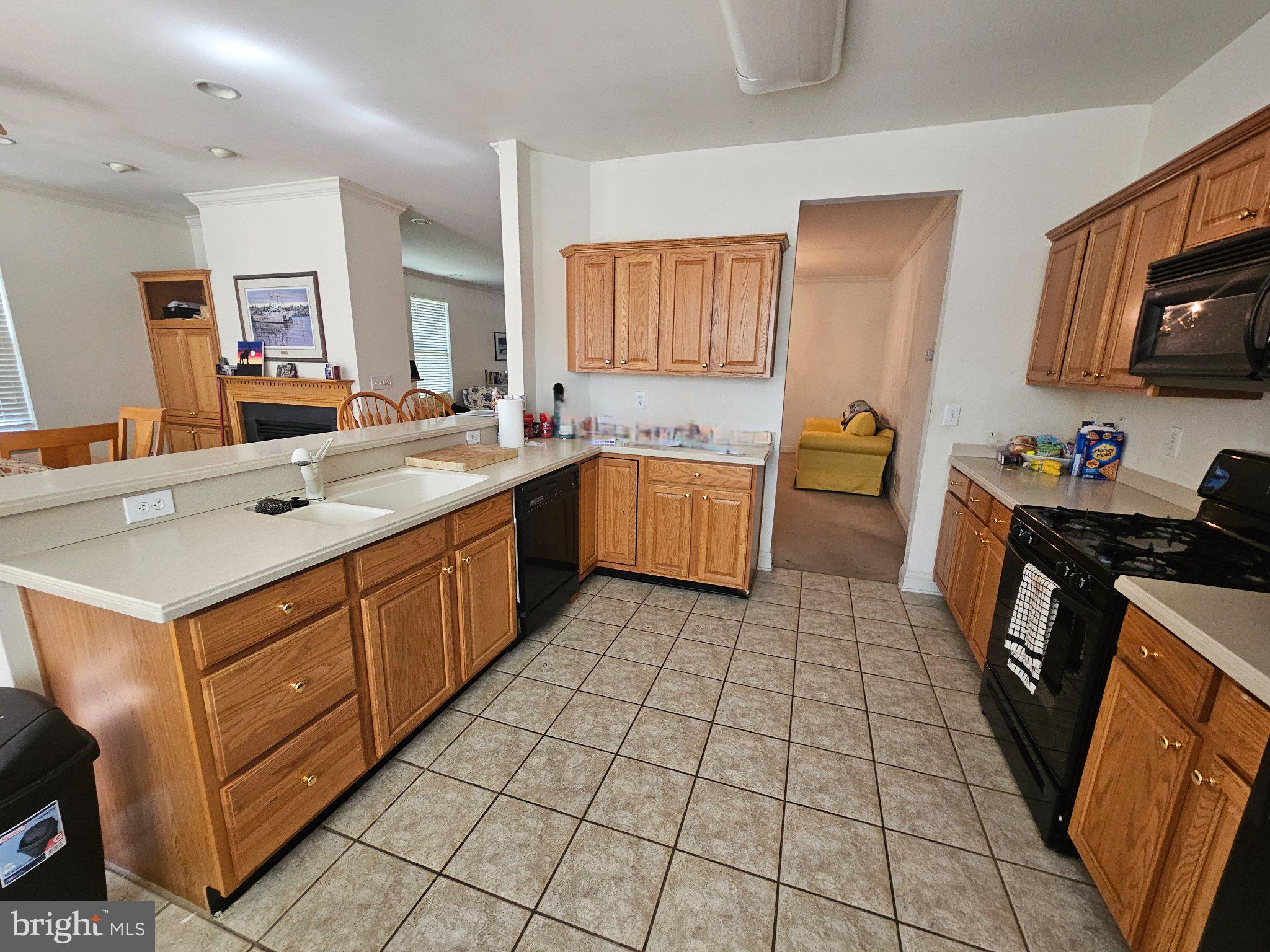 434 Golf View Drive Little Egg Harbor, NJ 08087 - Photo 11 of 24 Spacious kitchen with warm wood tones.