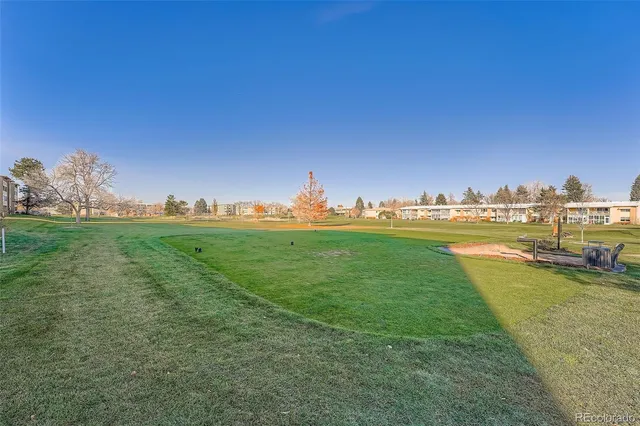 a view of a town with residential houses