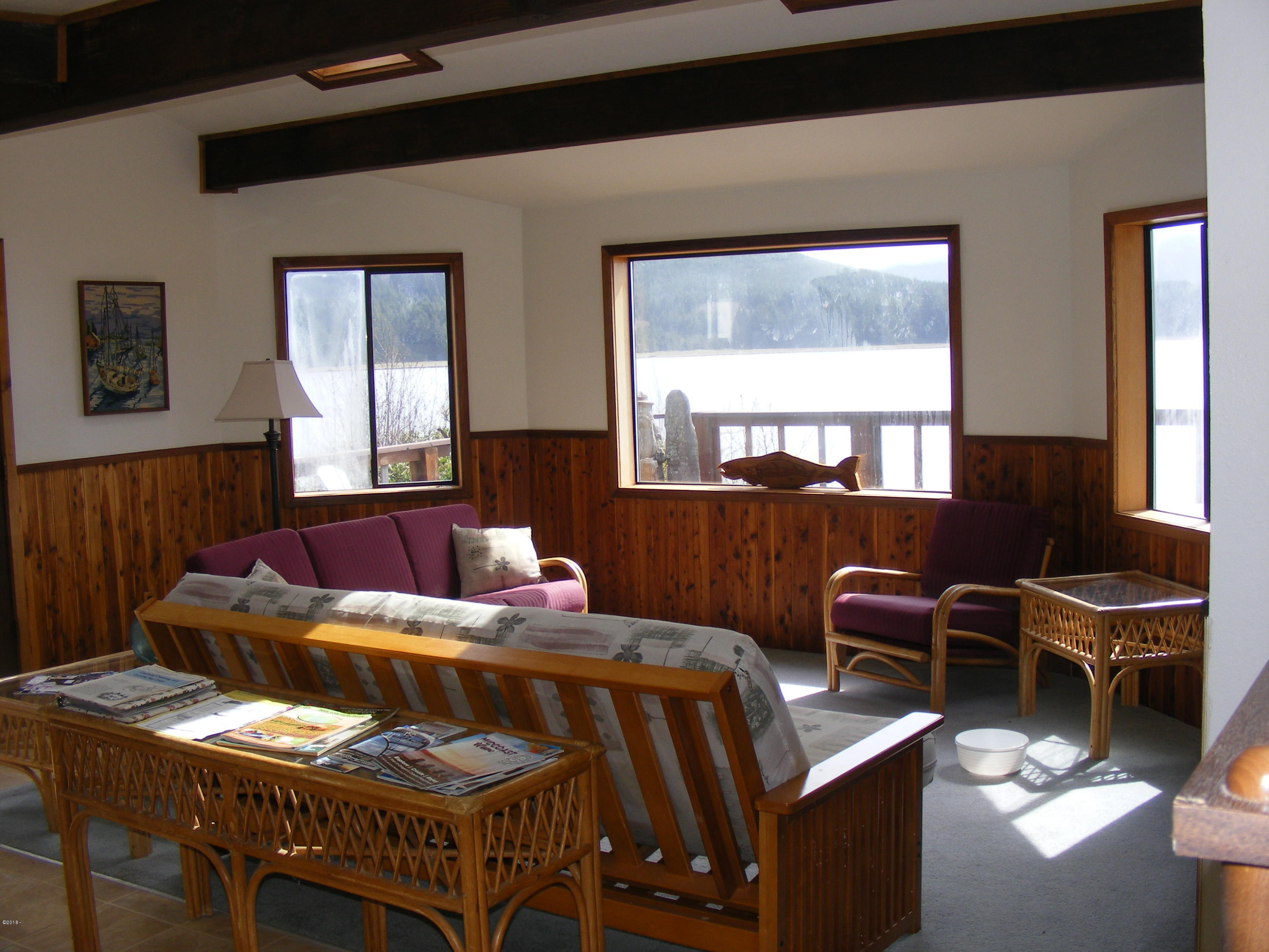 182 North Sheppard Point Road Waldport, OR 97394 - Photo 7 of 17 living room