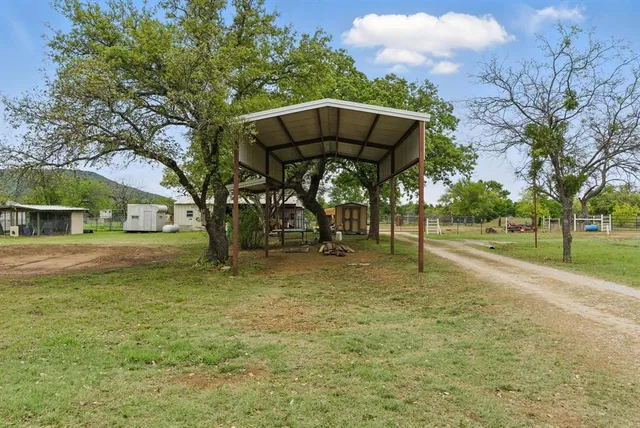 a view of a car garage