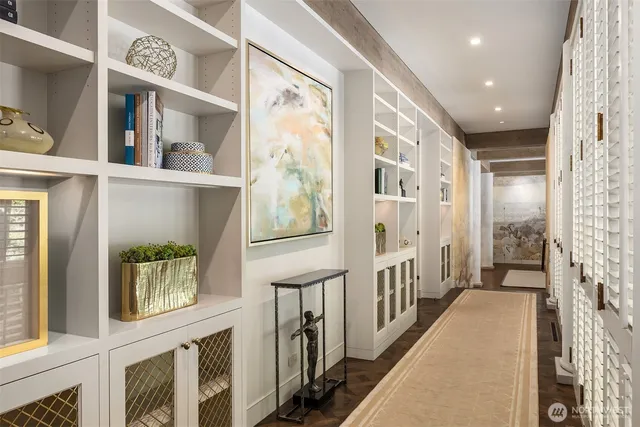 a view of a city from a balcony