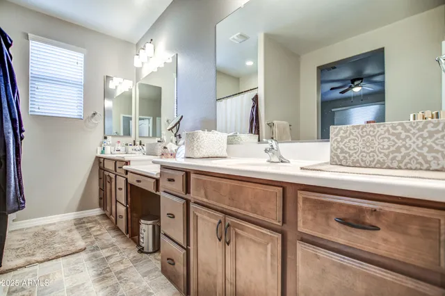 a view of a room with a window