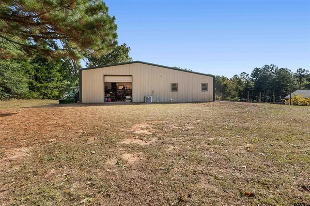 a big house with a yard
