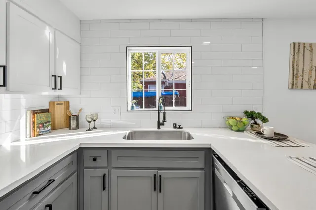 a view of a living room and window