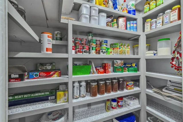 a room with lots of books