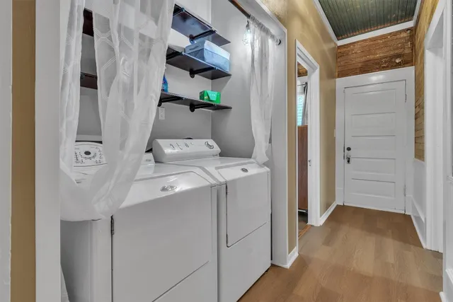 a view of washer and dryer