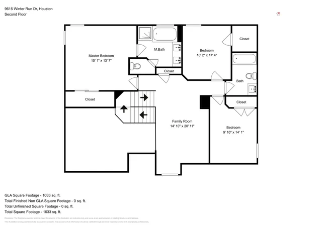 $2,150 | 9615 Winter Run Drive, Houston, TX 77064