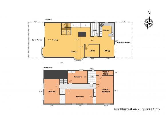 577 East 8th Street Brooklyn, NY 11218 - Photo 3 of 8 duplex floor plan