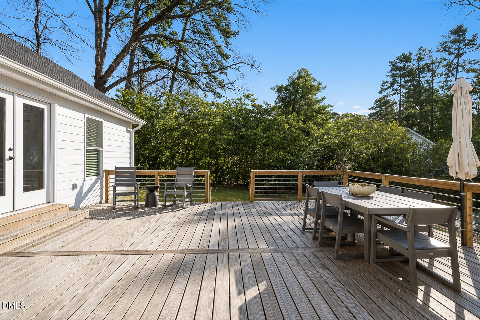 5904 Volant Drive Raleigh, NC 27609 - Photo 35 of 42 a view of roof deck with patio